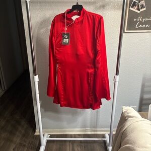 Nordstrom Vibrant Red Dress